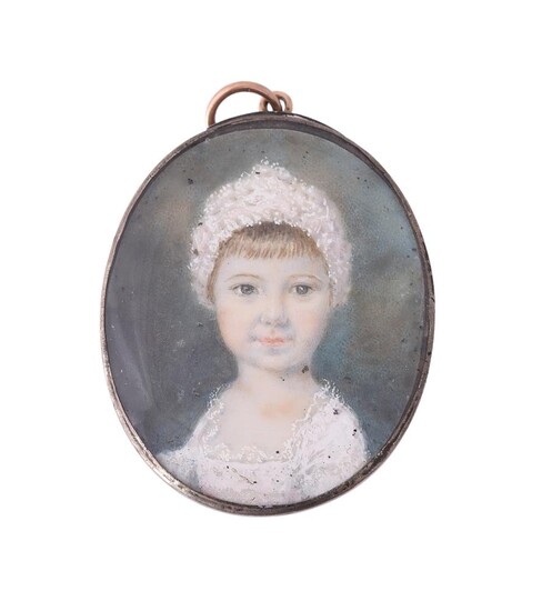 Y English School (c.1800), A child, wearing white dress