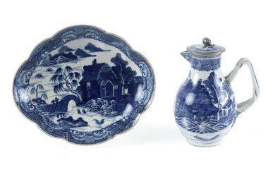 two pieces of late 18th Cent. Chinese po