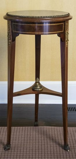 Bronze Mounted Marble Top Lamp Table