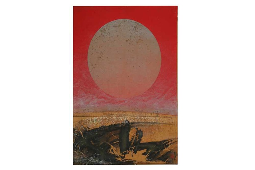 LIU GUOSONG (1932 –). Moon. ink and colour on...