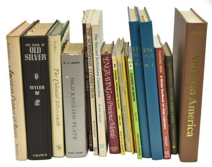 (18) REFERENCE BOOKS: SILVER, METAL, & WEAPONS