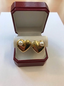 18 kt. Gold - Earrings Pearl