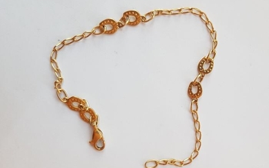 18 kt. Yellow gold - Anklet