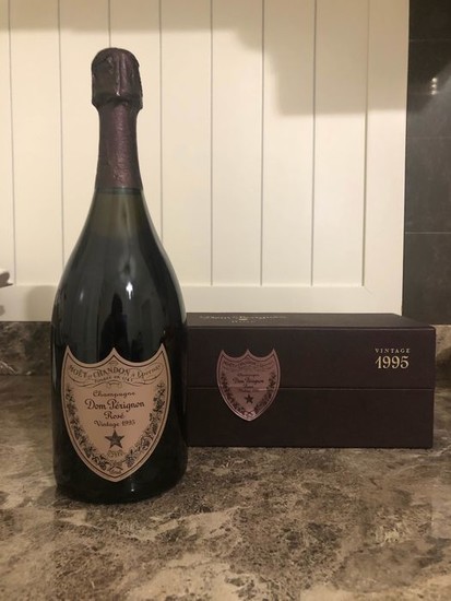 1995 Dom Pérignon- Champagne Rosé - 1 Bottle (0.75L)