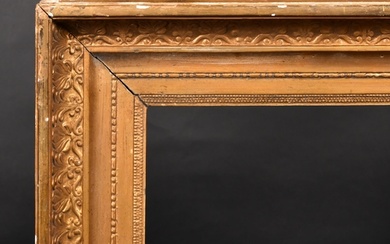19th Century French School. A Gilt Composition Empire Frame,...