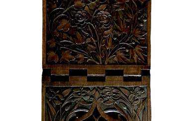 19th Century Wood Carved Quran Stand