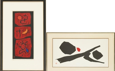 2 Framed Haku Maki Signed Prints