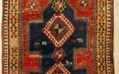 Kazak Rug, Caucasus, 19th century, wool/wool, approx....