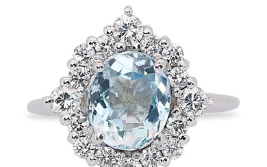 2.60 Total Carat Weight Diamonds - - Ring White gold Beryl - Diamond