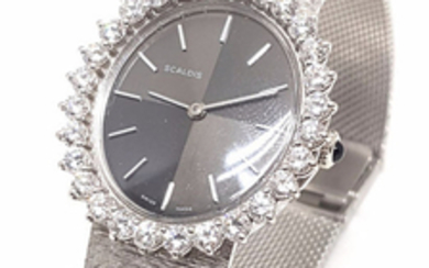 Scaldis Diamond Wristwatch - White Gold Ladies Vintage - 2485 - Women - 1960-1969