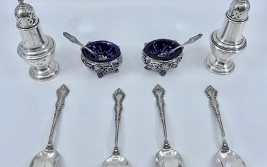 Eight Sterling Silver Table Accessories