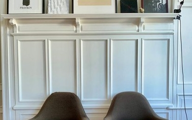 Charles Eames, Ray Eames - Vitra - Armchair (2) - Lose Cushions Chair EA178