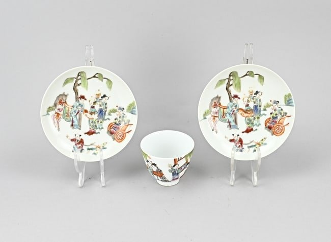 3 parts Chinese porcelain