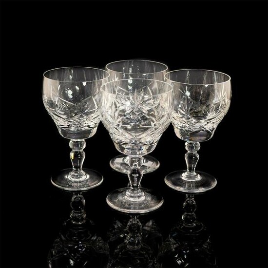 4 Royal Brierley Wine Glasses