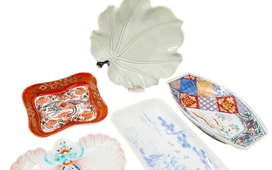 (5) Japanese Porcelain Dishes