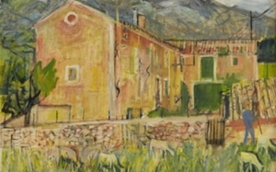 Rupert Shephard, British 1909-1992- Provençal house and...