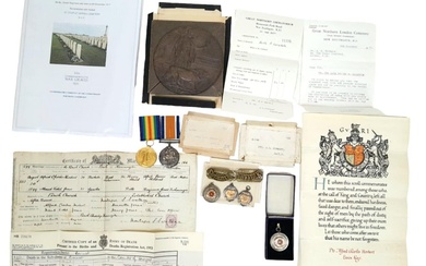 A British War Medal and Victory Medal pair, together...
