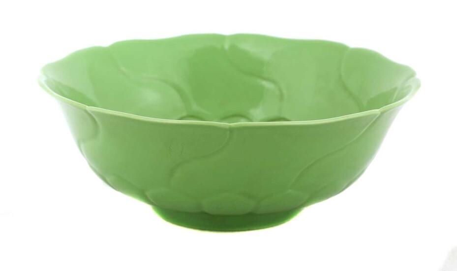A Chinese green-glazed bowl