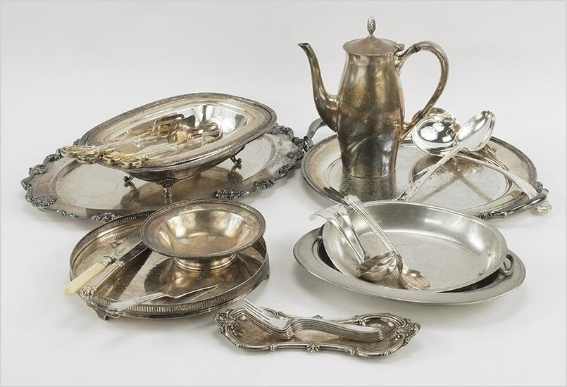A Collection of Silverplate.