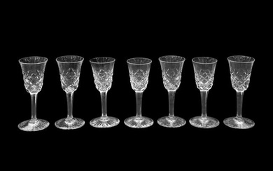 A GROUP OF BACCARAT CORDIAL GLASSES