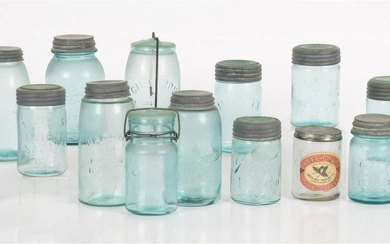 A Group of Glass Jars, Ball, Gilbert , Mason