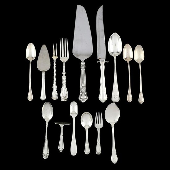 A Grouping of American Sterling Silver Flatware