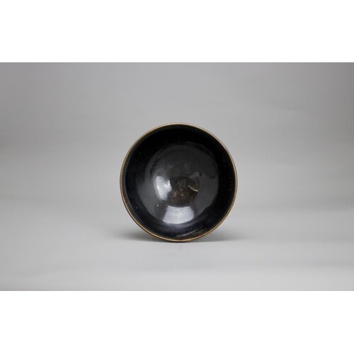 A Henan blackware Bowl,Northern Song DynastyW: 18.5cm, H: 7....