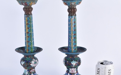 A LARGE PAIR OF EARLY 20TH CENTURY CHINESE CLOISONNE ENAMEL ...