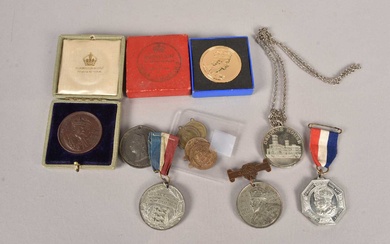 A collection of Royal Commemorative medals