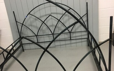A large, heavy cast-iron super-king size Bed Frame. Length...