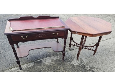 A late 19th Century Mahogany octagonal centre Table a 19th C...