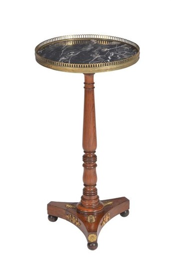 A simulated rosewood and gilt metal mounted occasional table