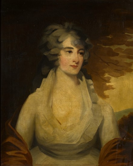 ATTRIBUTED TO JOHN JAMES MASQUERIER, R.A. | Portrait of a lady