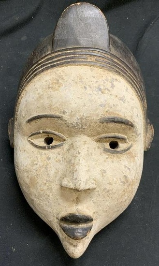 African Hand Carved Figural Mask