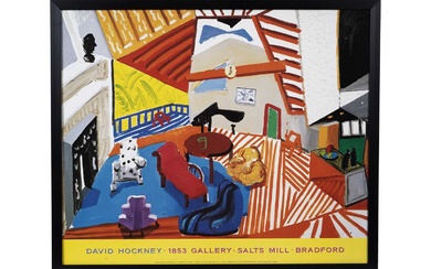 After David Hockney OM CH RA - 1853 Gallery, Salts Mill Poster | photolithographic print