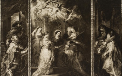 After RUBENS (*1577), Der Ildefonso Altar (1630/32), 1905, Photogravure