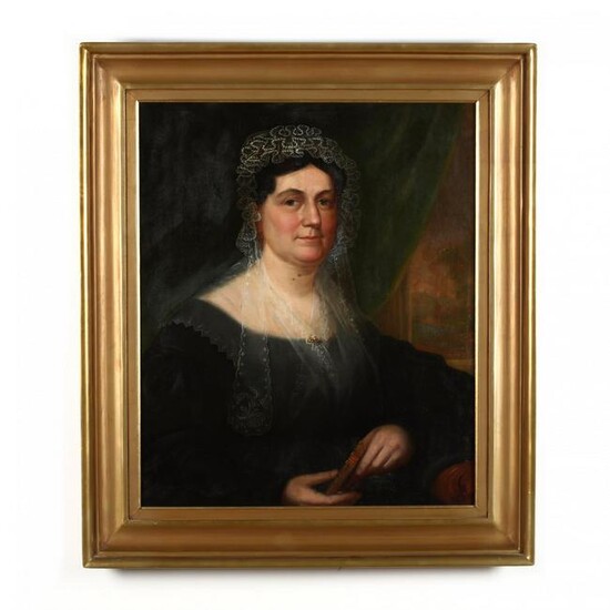 American School (19th Century), Portrait of a Woman