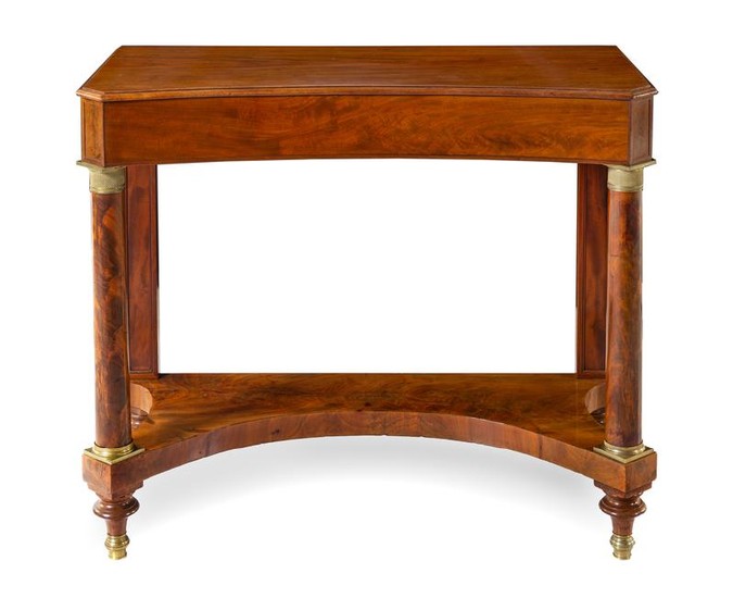 An Empire Style Mahogany Console Table