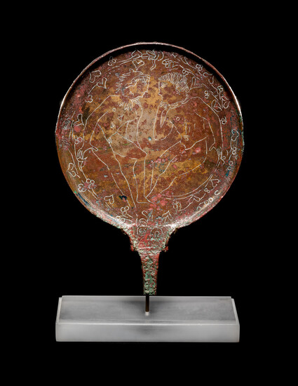 An Etruscan Bronze Mirror