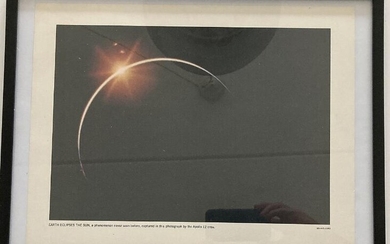 SOLD. An original NASA colour offset photograph from the Apollo 12 Mission. – Bruun Rasmussen Auctioneers of Fine Art