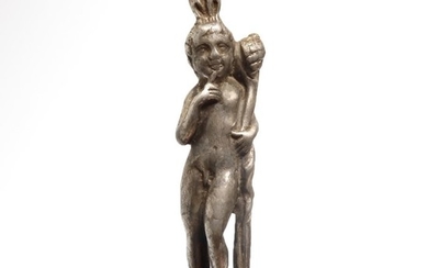 Ancient Egyptian Silver Figure of Harpocrates