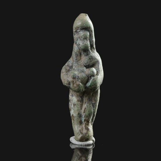 Ancient Roman Bronze Votive statue of Priapus