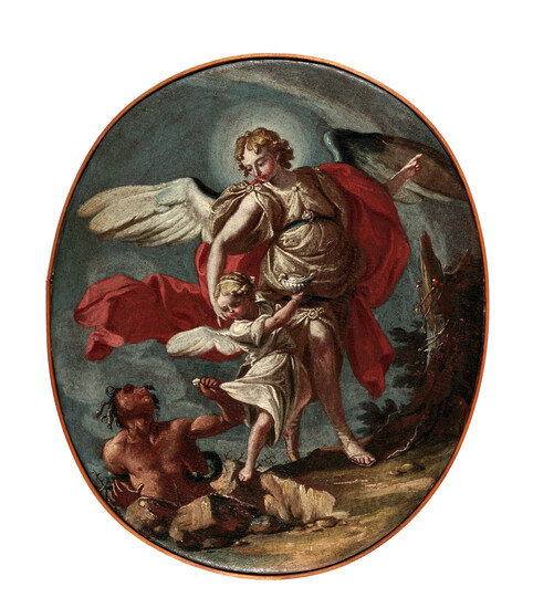 Anonimo del XVIII secolo, L'angelo custode.