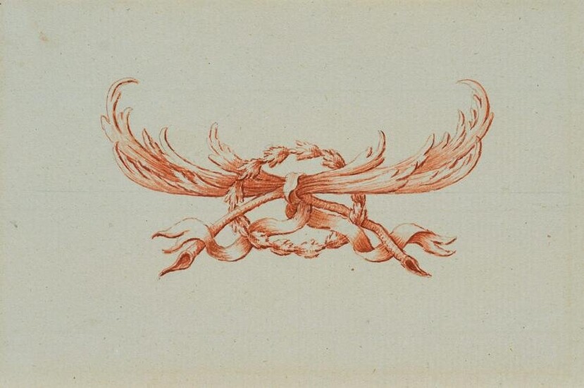 Anonymous (18th), Design for wrought iron work, around