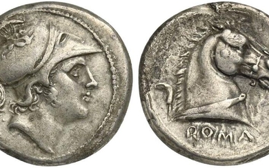 Anonymous, Didrachm, Rome, ca. 241-235 BC; AR (g 6,36; mm...