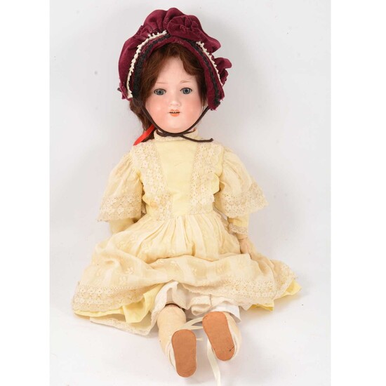 Armand Marseille, Germany, bisque head doll, 390 head stamp.