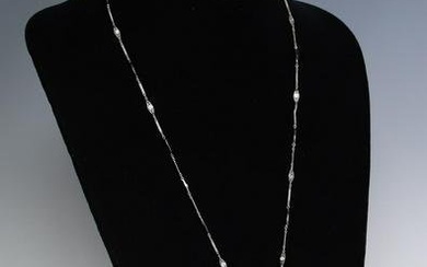 Art Deco Platinum and Diamond Necklace