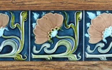 Art Nouveau tiles (7x)