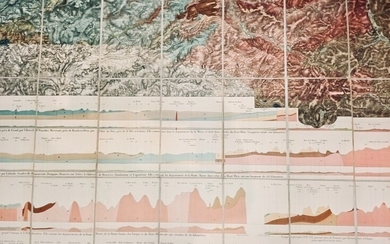BILLY (Edouard de)Carte géologique du département des Vosges par E. Billy, Ingénieur en chef du...