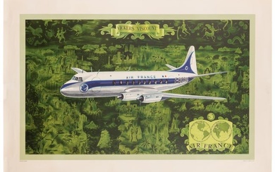 BOUCHER, Lucien (1889 – 1971). Vickers “Viscount” / Air Fra...